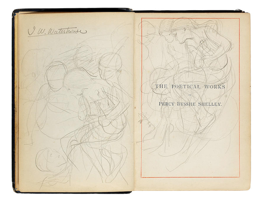 Tennyson and Shelley Illustrated Poetry Books John William Waterhouse